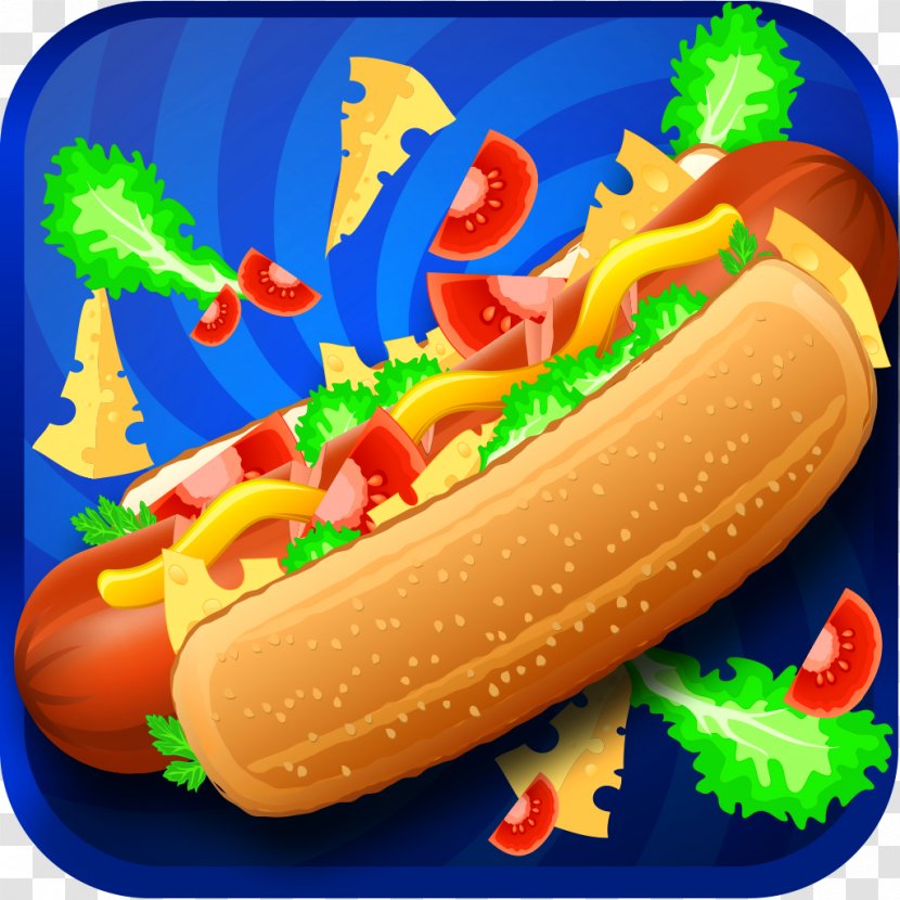 Hot Dog Finger Food Vegetable - Hotdog Transparent PNG
