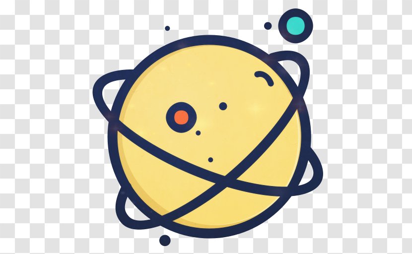 Planet Icon - Hand-painted Transparent PNG