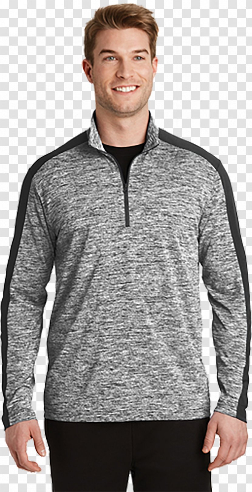 Hoodie T-shirt Sweater Polar Fleece Sport - Jacket - Garments Model Transparent PNG