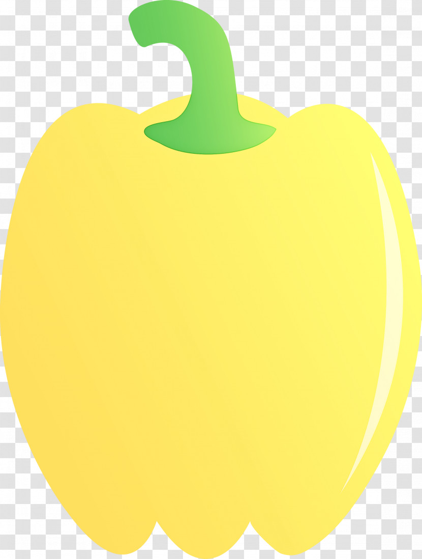 Yellow Fruit Plant Bell Pepper Pear Transparent PNG