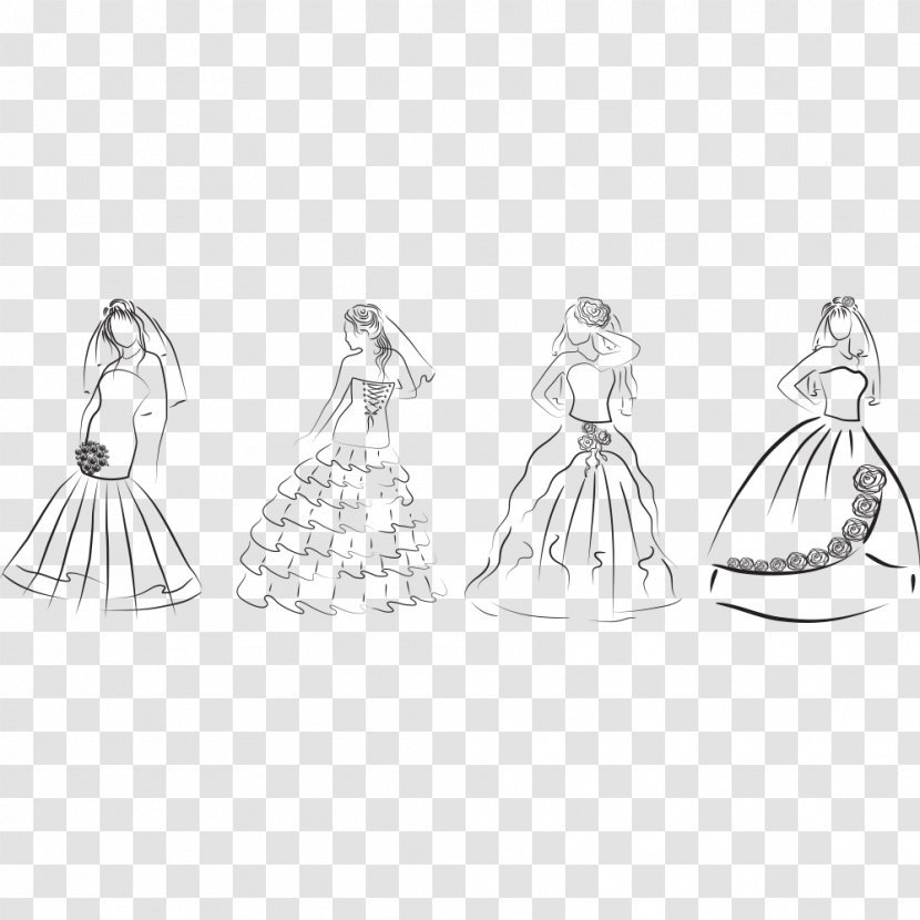 Wedding Dress Clothing Designer - Bride Transparent PNG