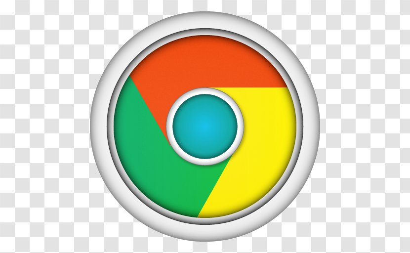 Circle Green Symbol Yellow - Google Chrome Transparent PNG