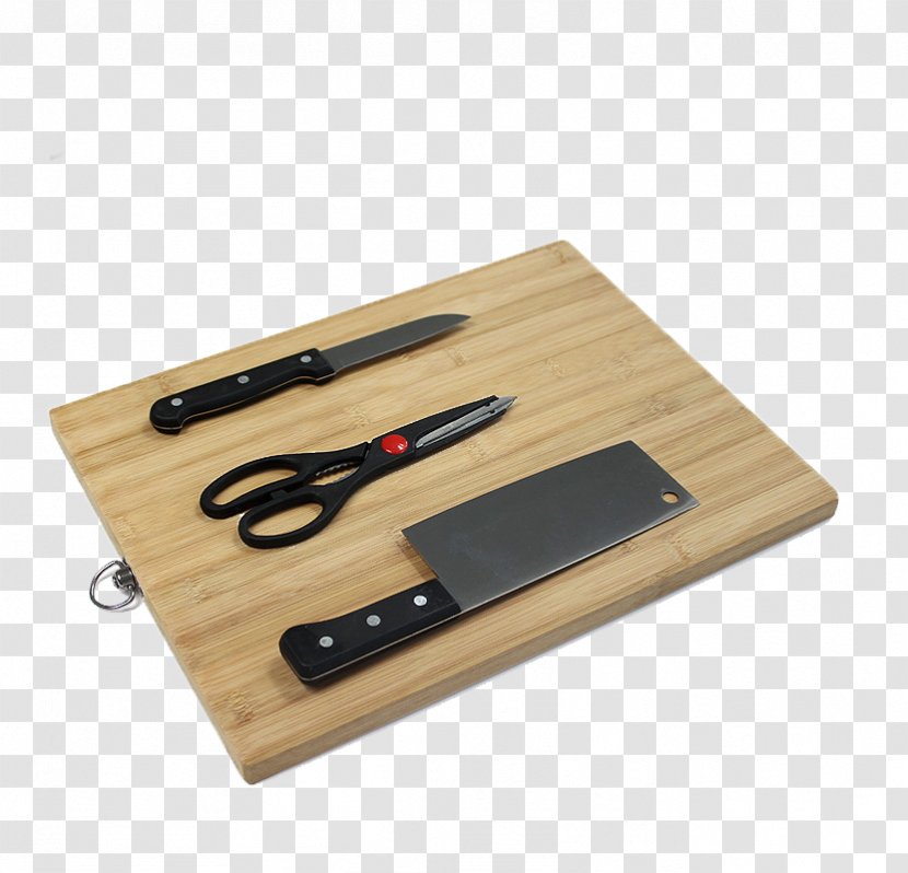 Kitchen Knife Cutting Board Wood - Tool - And Transparent PNG
