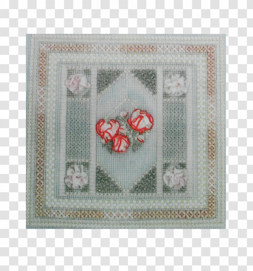 Cross-stitch Needlework Place Mats Picture Frames Pattern - Embroidery - Begonia Transparent PNG