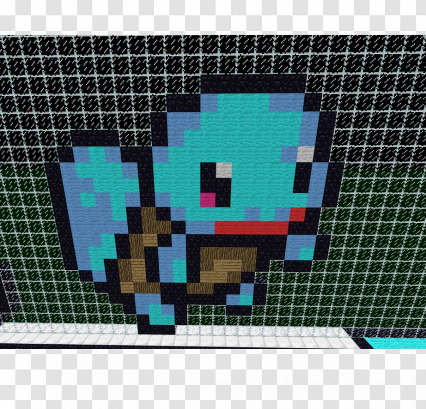 Textile Square Meter - Material - Minecraft Pixel Art Octopus Transparent PNG