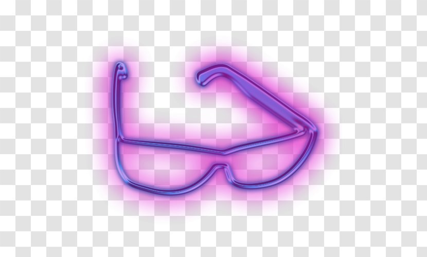 Sunglasses Purple Desktop Wallpaper Clip Art - Violet - NEON Transparent PNG