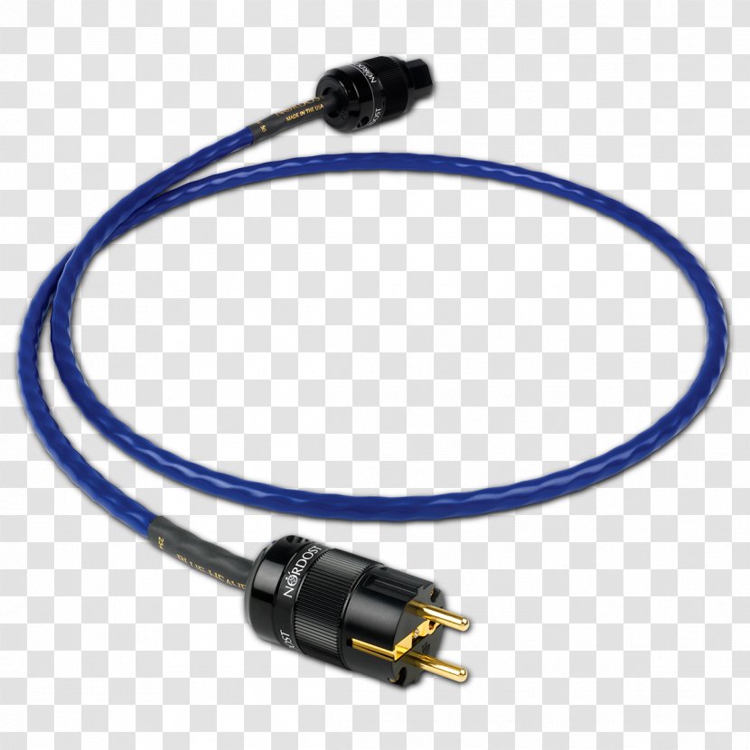 Power Cord Electrical Cable Nordost Corporation Conductor - Hardware - Audio Transparent PNG
