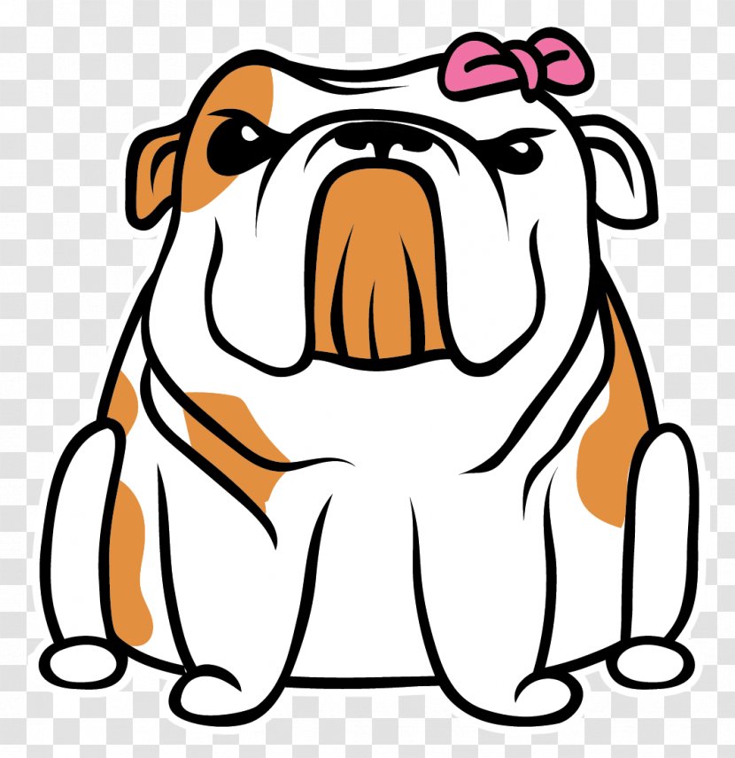 Dog Breed Bulldog Puppy Non-sporting Group Clip Art - Tongue Transparent PNG