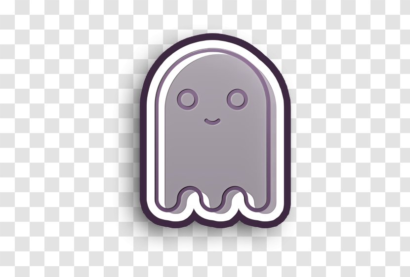 Cute Icon Friend Ghost - Smile - Logo Transparent PNG