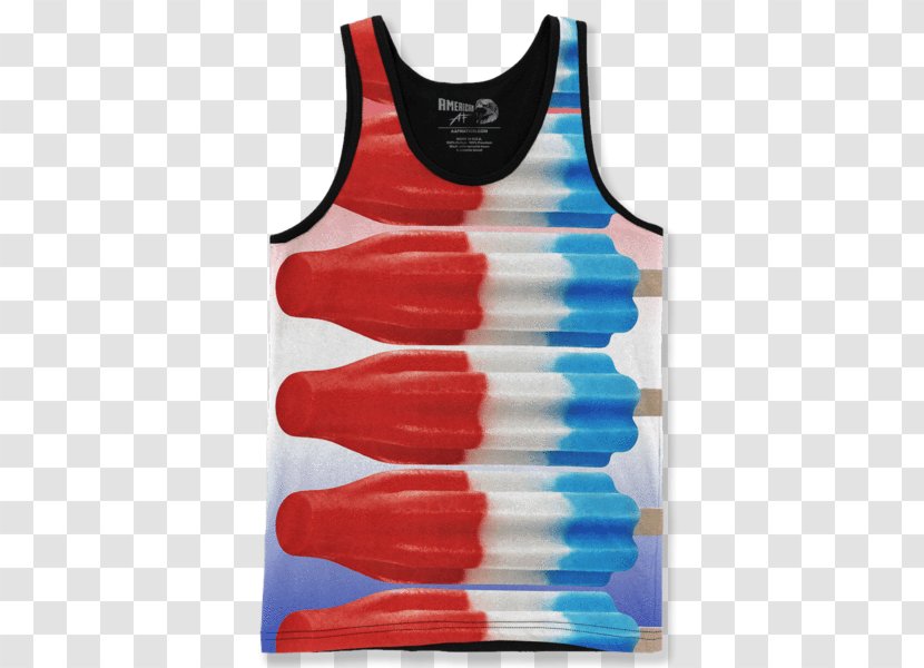 Ice Pop T-shirt Gilets Sleeveless Shirt - Top Transparent PNG