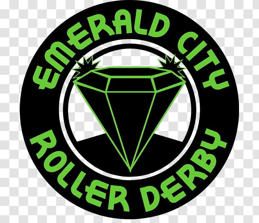 Logo Emblem Organization Brand Emerald City Roller Girls Transparent PNG