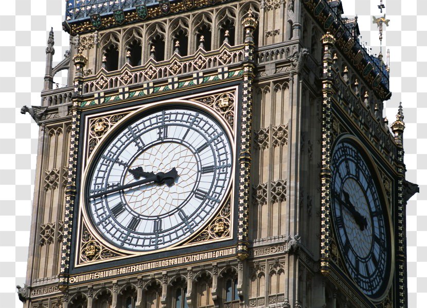 Big Ben Palace Of Westminster Clock Tower Tourist Attraction Travel - Listed Building Transparent PNG