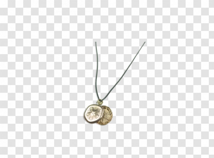 Locket Necklace Body Jewellery Silver - Sand Dollar Transparent PNG