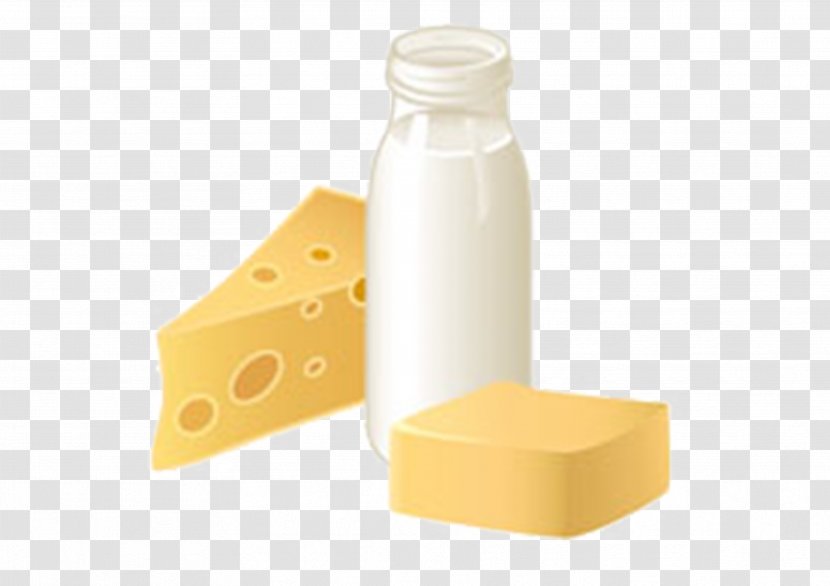 Dairy Product Bottle - Cartoon Bread Milk Transparent PNG