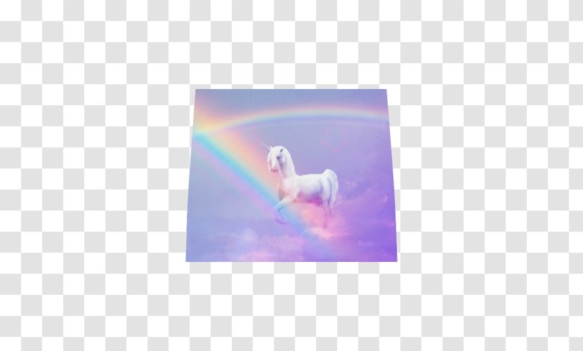 Towel Rainbow Violet Unicorn Mat Transparent PNG