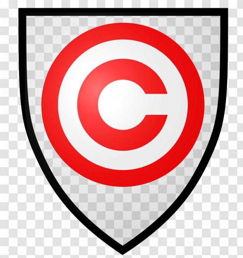 Copyright Line Logo Clip Art - Heart - Shield Marker Flattened Transparent PNG