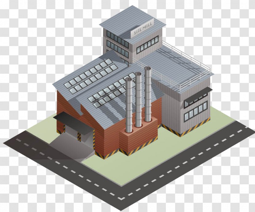 Industry Industrial Waste Natural Environment Product Design - Isometric Medieval Buildings Transparent PNG