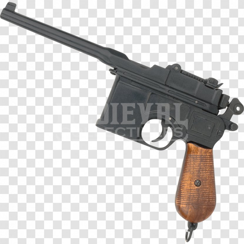 Trigger Firearm Mauser C96 Handgun - Silhouette - World War Two Transparent PNG