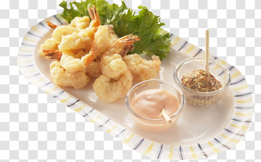 Fried Prawn Fritter Caridea Chicken French Fries - Deep Frying - Delicious Spicy Shrimp Transparent PNG