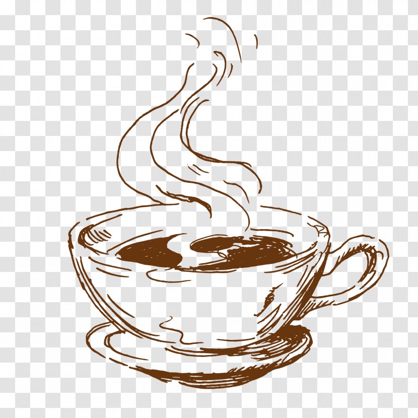 Tea Coffee Cup Mug Drawing Transparent PNG