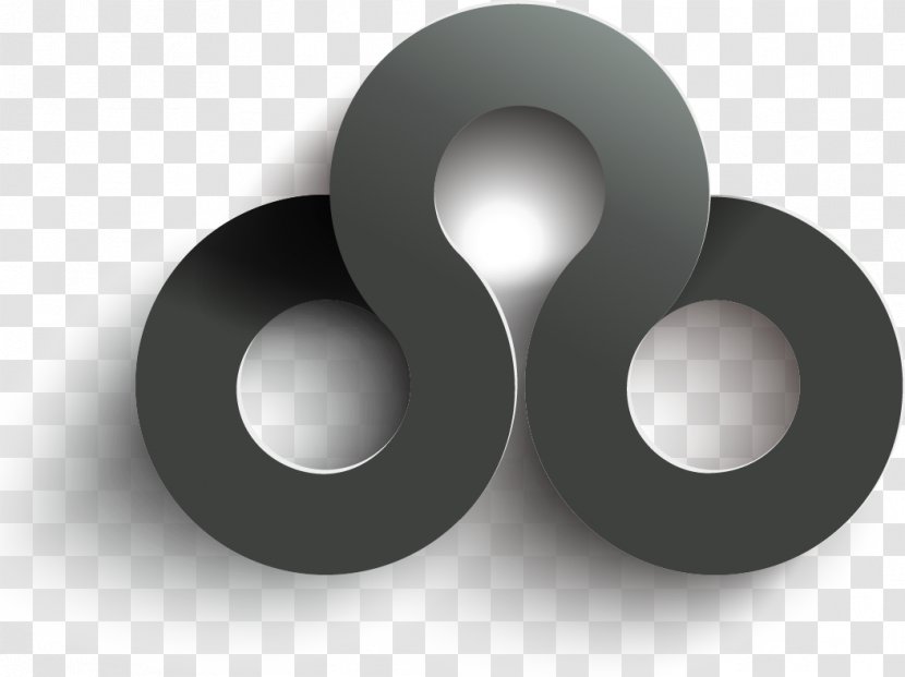 Black Designer - Ppt Ring Transparent PNG