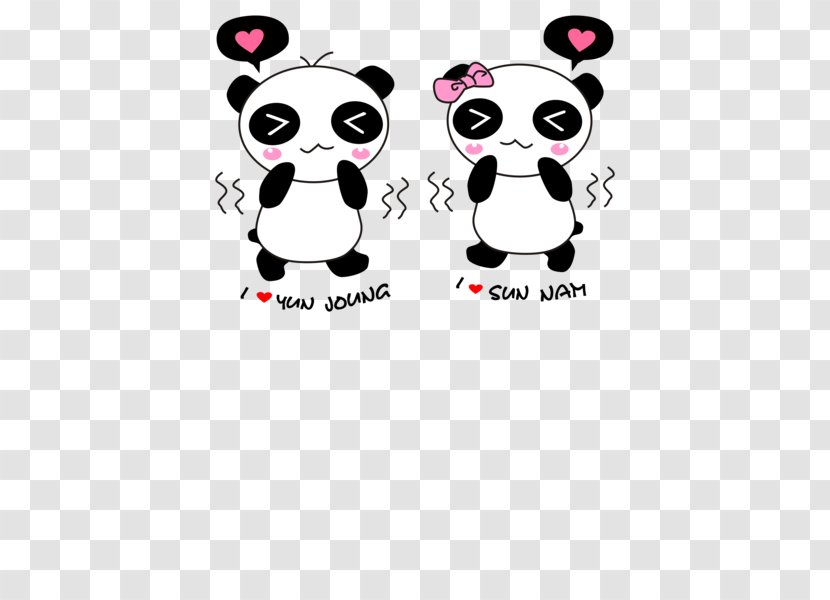 Ao U0110xf4i T-shirt Shop Xc1o Cu1eb7p U0111xf4i Langman Giant Panda - Vision Care - Red Couple Transparent PNG