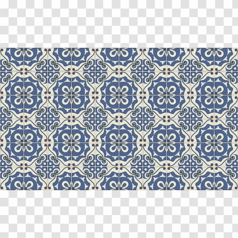 Place Mats Visual Arts Rectangle Symmetry Pattern - Textile - Azulejo Transparent PNG