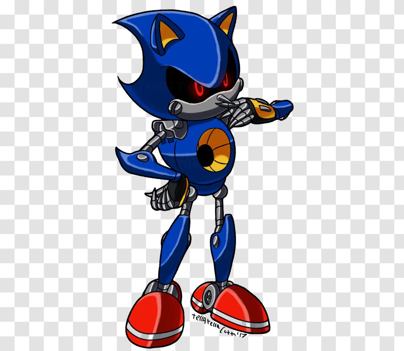 Metal Sonic The Hedgehog Drawing - Machine - Scratches Transparent PNG
