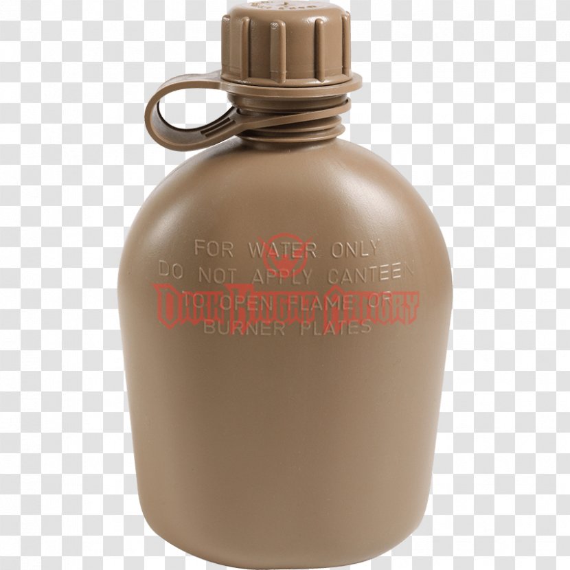 Canteen Water Bottles Plastic - Military - Bottle Transparent PNG