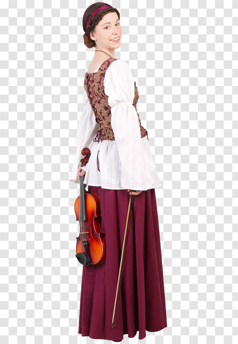Costume Design Maroon Outerwear - Historical Transparent PNG