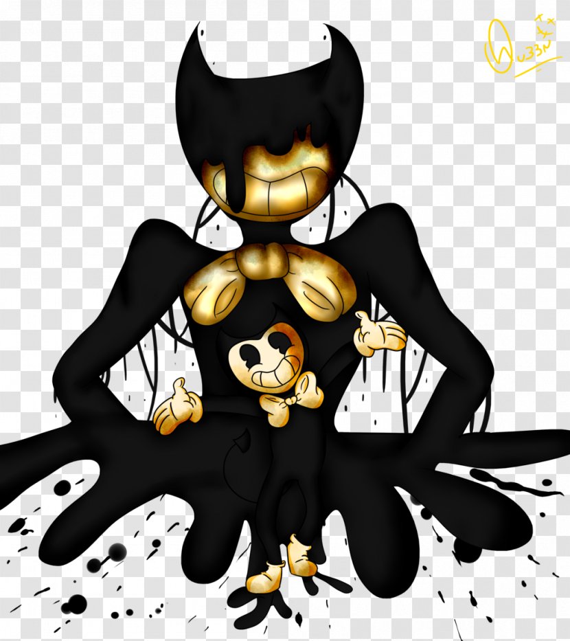 Bendy And The Ink Machine Bacon Soup Drawing YouTube Art - Little Devil Transparent PNG