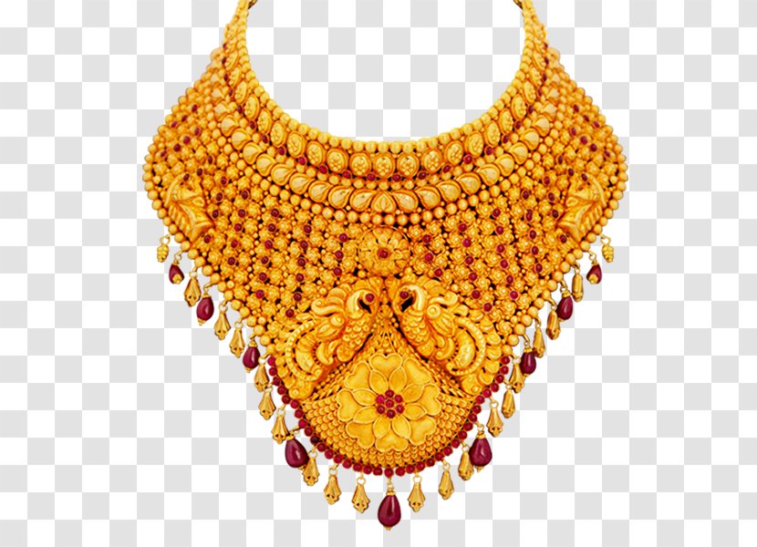 Jewellery Necklace Gold Choker Jewelry Design Transparent PNG