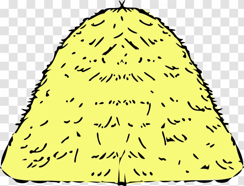 Haystack Clip Art - Black And White - Hay Bale Cliparts Transparent PNG