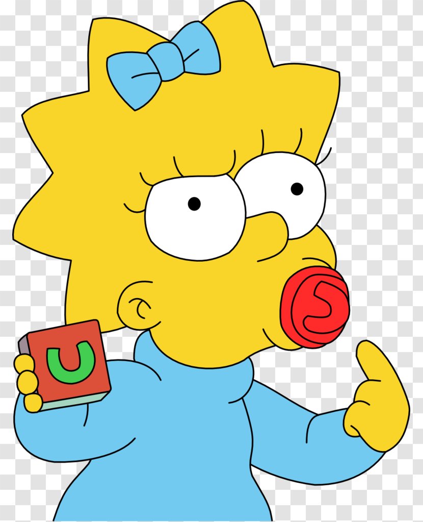 Maggie Simpson Bart Lisa Marge Homer - Clip Art - Simpsons Transparent PNG