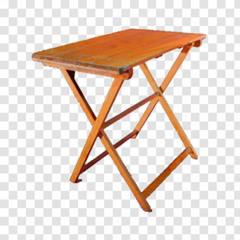 Folding Tables Wood Furniture Terrace - Outdoor Table - A Small Wooden Transparent PNG