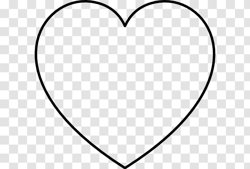 Heart White Black Area Pattern - Tree - Shapes Cliparts Transparent PNG