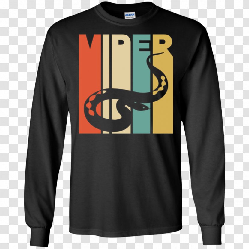 T-shirt Hoodie Clothing Sleeve - Long Sleeved T Shirt - Viper Snake Transparent PNG