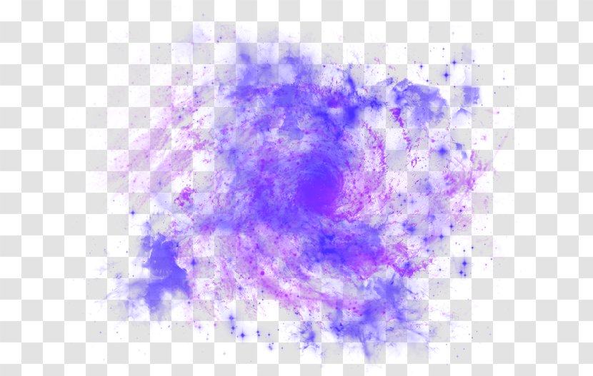 Sky Computer Pattern - Blue And Purple Nebula Space Universe Transparent PNG