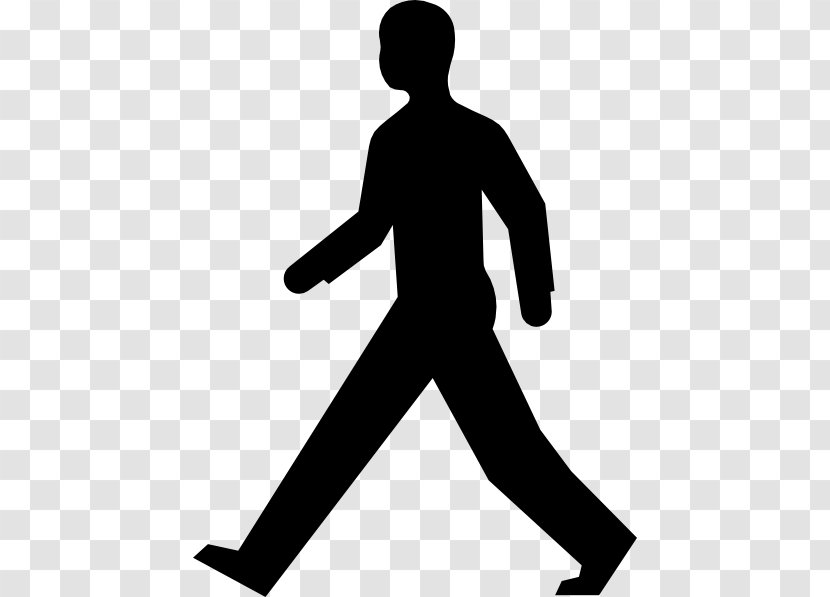 Pedestrian Clip Art - Arm - Walking Man Transparent PNG