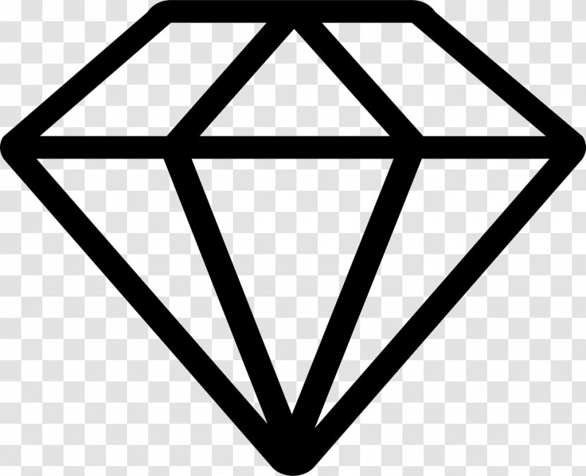 Gemstone Diamond Brilliant - Triangle Transparent PNG