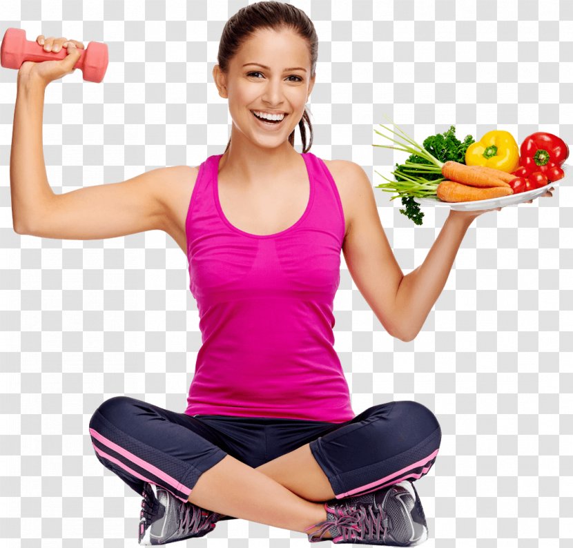 Healthy Diet Exercise Weight Loss Eating - Watercolor - Reduction Transparent PNG