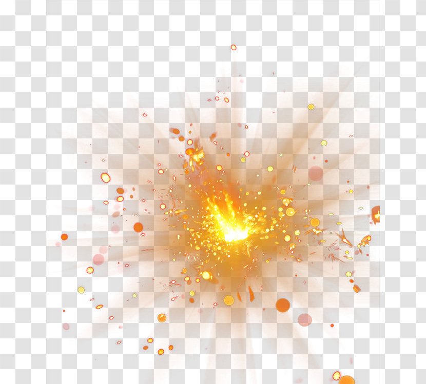 Explosion - Point - Spot Light Effect Transparent PNG
