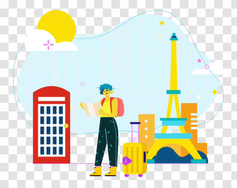 Paris Travel Transparent PNG