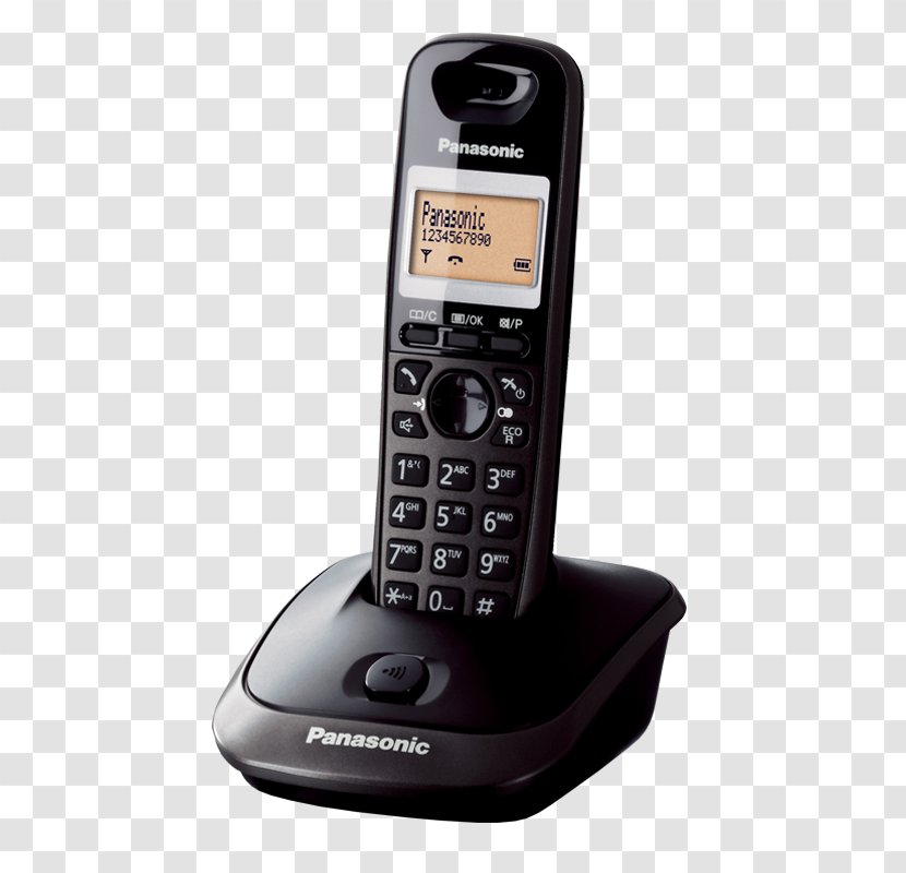 Panasonic DECT KX-TG2511PDT Black Cordless Telephone Home & Business Phones KX-TG1611SPH - Cellular Network - Kxtg1611 Transparent PNG