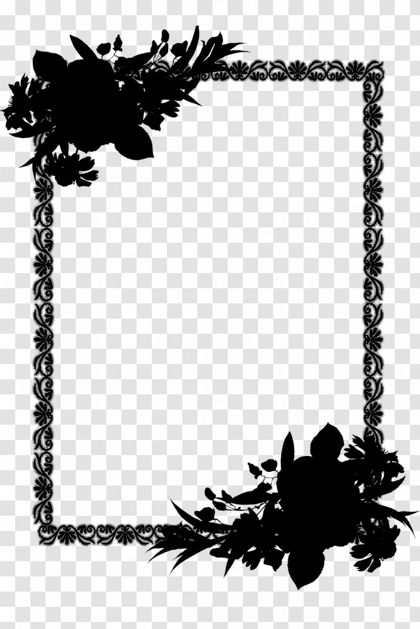 Picture Frames Graphics Pattern Flower Font - Frame - Flowering Plant Transparent PNG