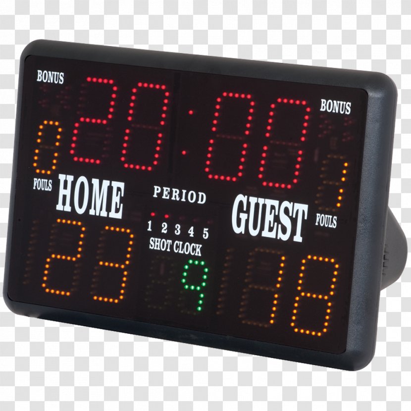 Display Device Digital Clock Scoreboard Font Light-emitting Diode - Electronic Board Transparent PNG