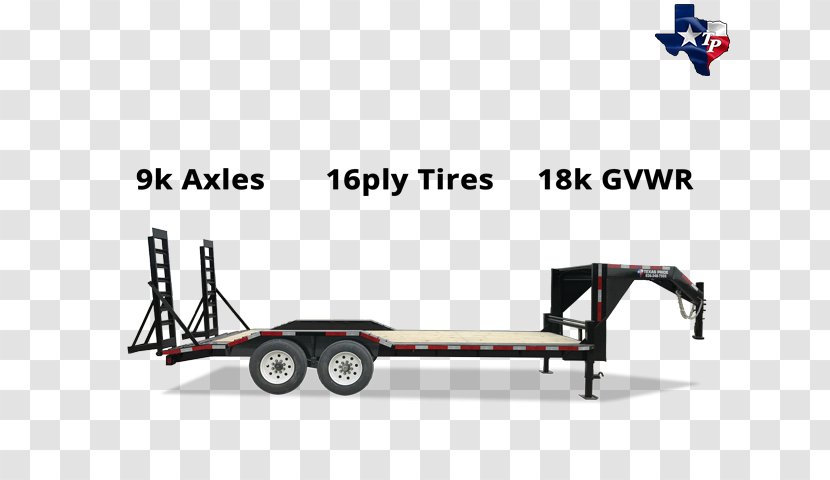 Car Carrier Trailer Lowboy Heavy Machinery Transparent PNG