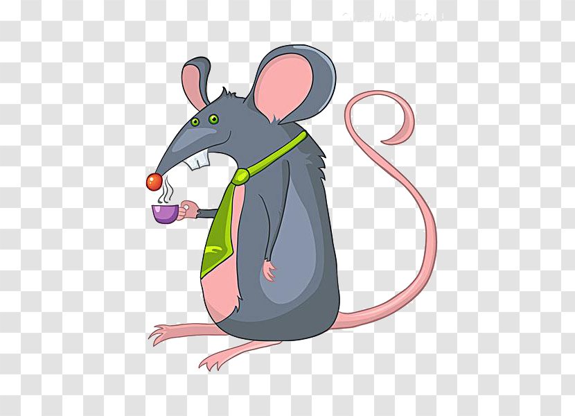Rat Mouse Cartoon Illustration - Stock Photography - Creative Tea Transparent PNG
