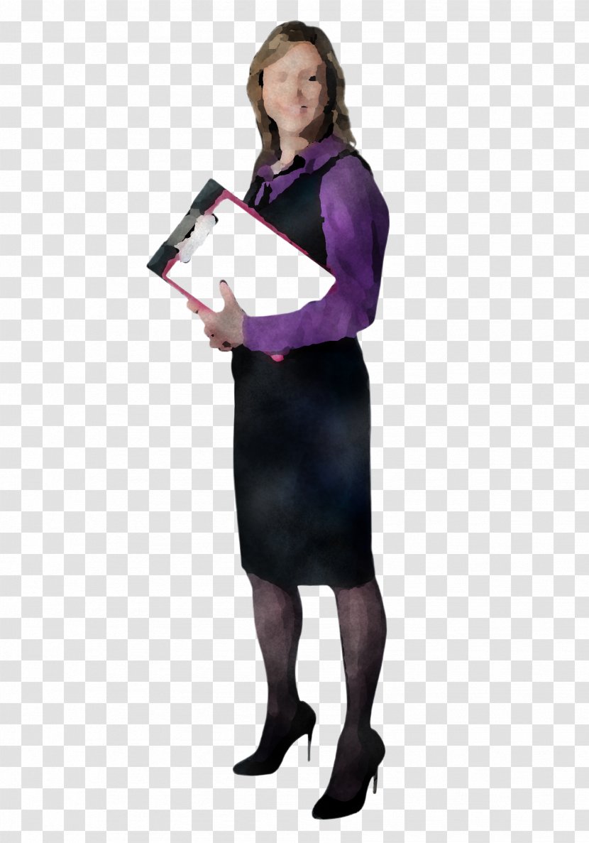 Clothing Standing Uniform Joint Costume - Secretary Employment Transparent PNG