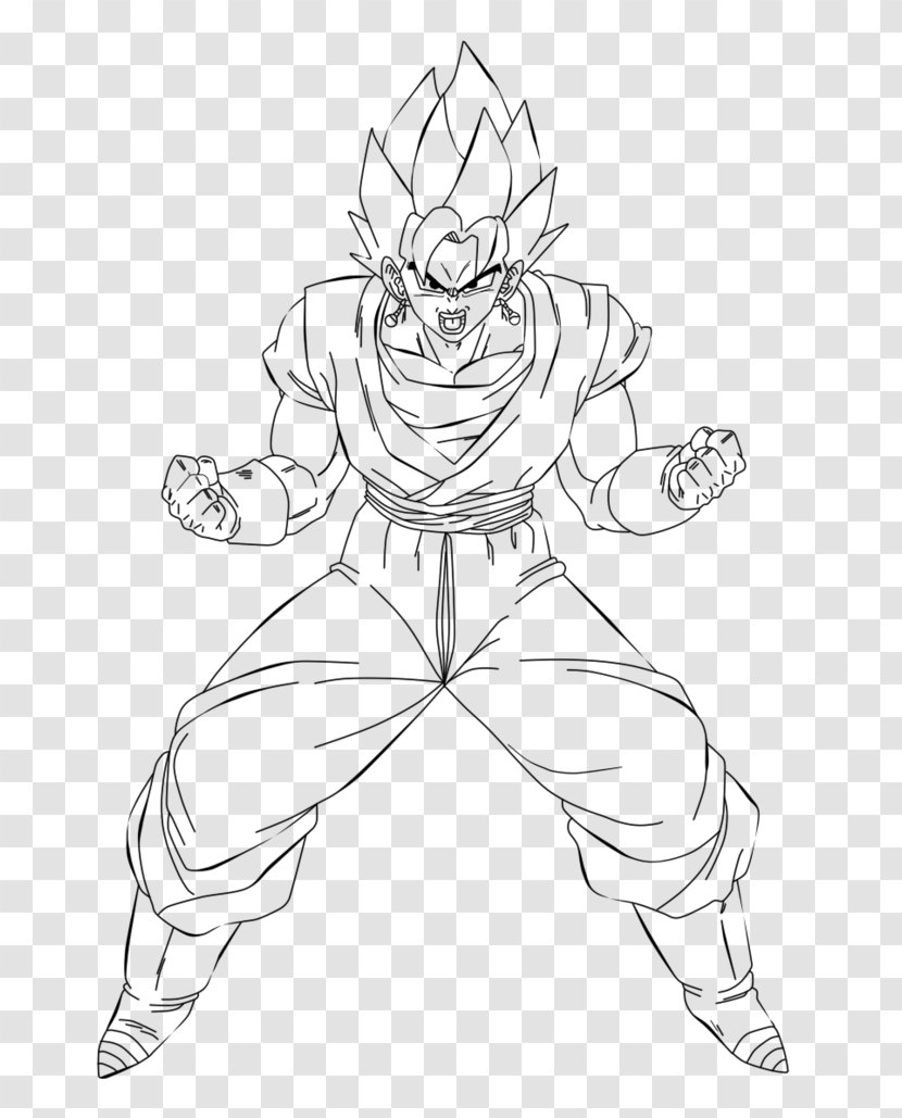 Goku Vegeta Vegerot Gogeta Coloring Book - Character Transparent PNG